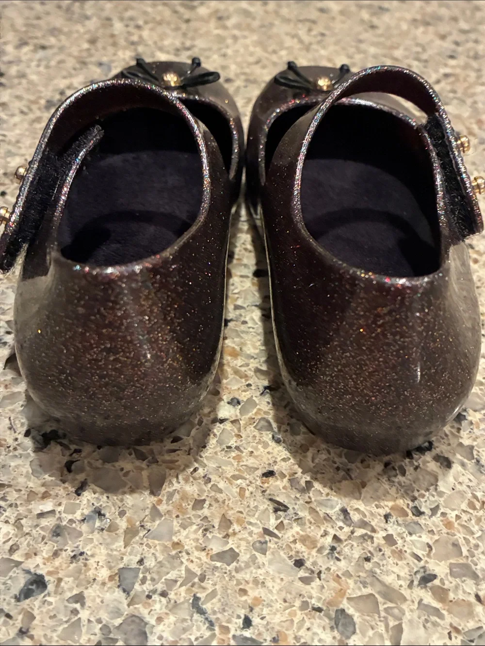 TODDLER MINI MELISSA 31465 BALLET SP BB MARY JANE FLAT 03800 MULTICOLOR GLITTER